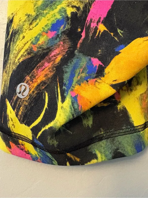 Lululemon wunder train high-rise short 6" in undertone black multi color size 2 - Image 9