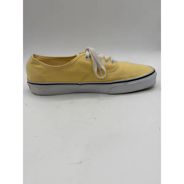 Vans Authentic Low Top Sneakers Women's 10 Yellow Skateboarding Retro Casual - Image 8