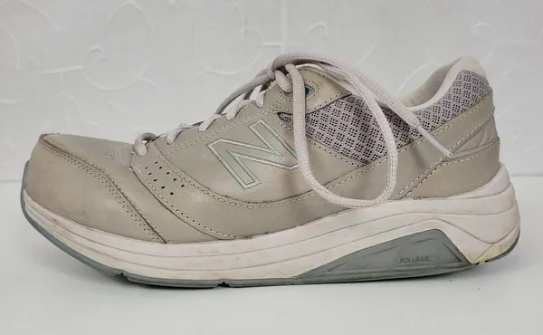 New Balance 928v3 Women's Shoes Rollbar 8D Gray Leather Lace Up Walking Sneakers - Image 3