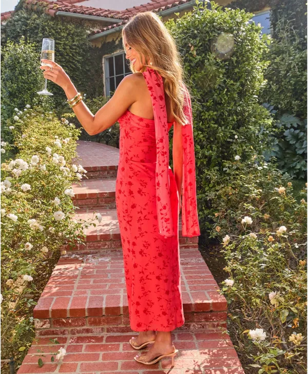 Vici neck scarf dress  - Image 2