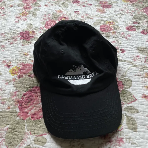 Gamma Phi Beta Black Baseball Cap - Image 2