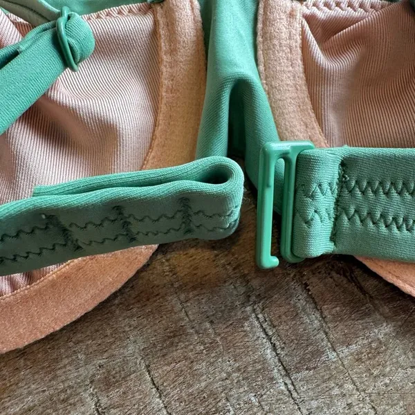 NWT J.Crew Underwire 90’s Green Bathing Suit Top - Image 4