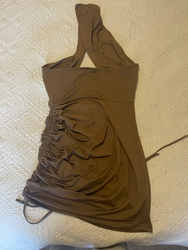 SheIn Ruched Cross Dress - Image 3