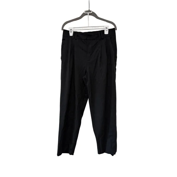 Zara Black Cropped Dress Pants Size 8 - Image 2