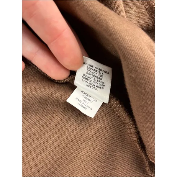 Freely Women’s X-Small Brown Belted Jacket Snap Front Longline Shacket Commuter - Image 10