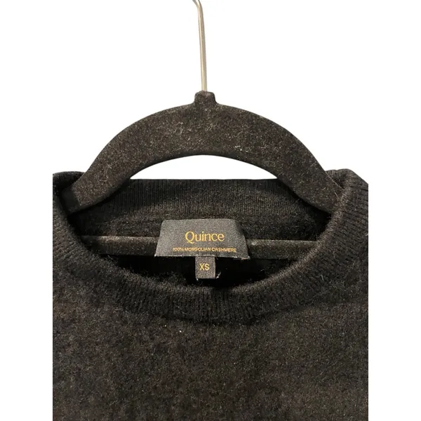 Quince Mongolian Cashmere Pullover Lightweight Sweater Size XS Stretch Soft - Image 3