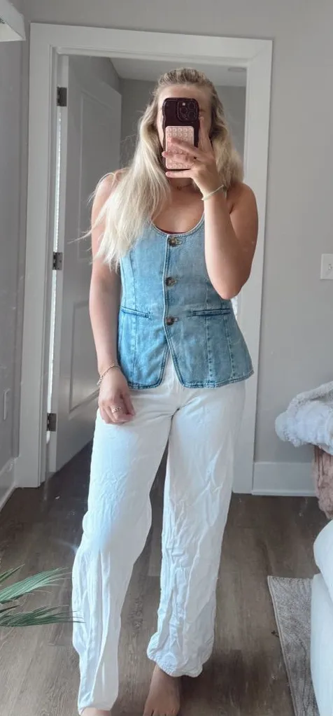 Madewell denim vest top 4 NWT - Image 6