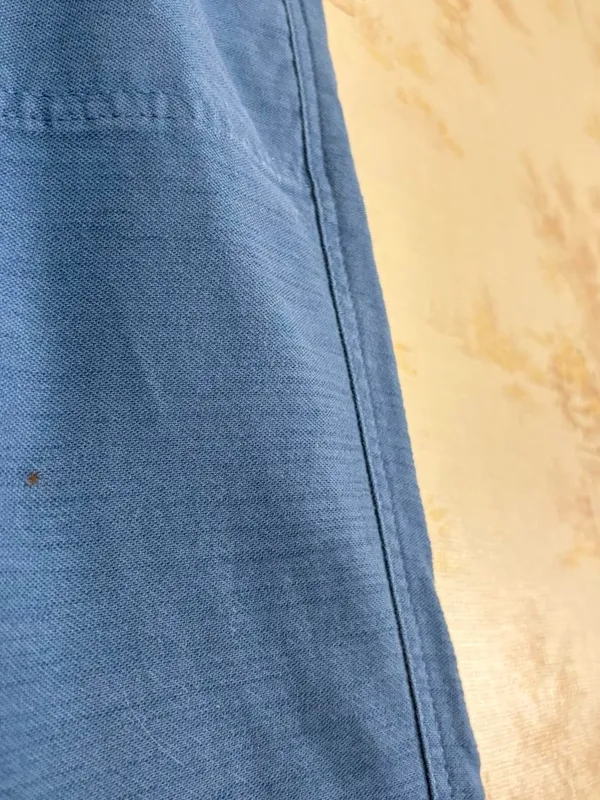 J. Crew Blue Cotton Utility Patch Pocket Camp Pants Preppy Size 10 - Image 7