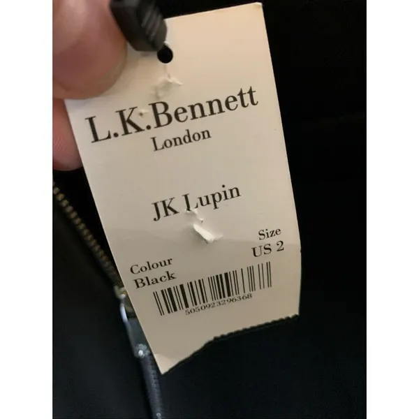 LK Bennett JK Lupin blazer jacket black women's size 2 NEW WITH TAGS - Image 4