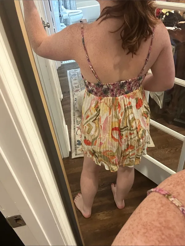Free People Rows of Flowers Shorts Romper - Image 4