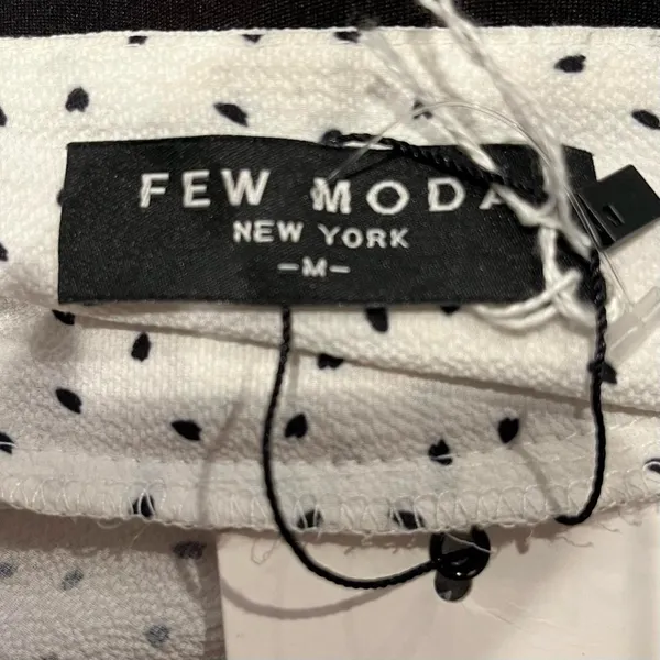 🍒Nwt Moda White And Black Polka Dot Wrap Dress Size Medium🍒 - Image 6