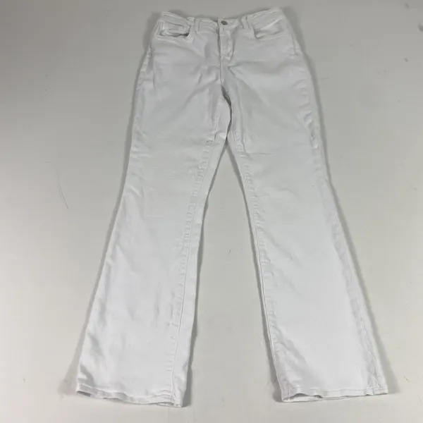 L'AGENCE‎ Jeans Womens 28 White Bootcut High Rise Stretch Denim Made USA - Image 9