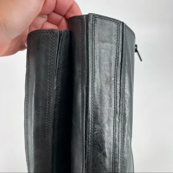 Kenneth‎ Cole Black Leather riding Boots Size 7.5 - Image 10