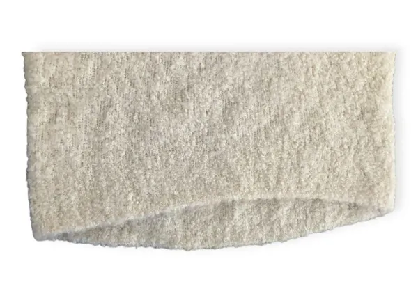 Madewell Womens Cream Colored Wool-Alpaca Blend Bouclé-Knit Oversized Sweater - Image 6