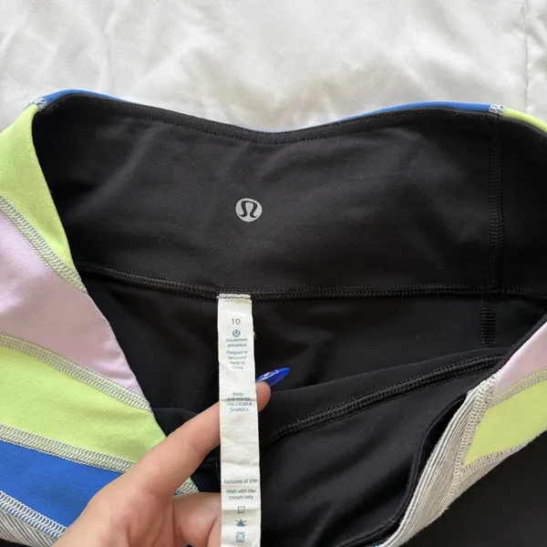 Lululemon Yoga Pants Leggings Womens 10 Black Quiet Luxury Activewear Outdoor‎ - Image 4