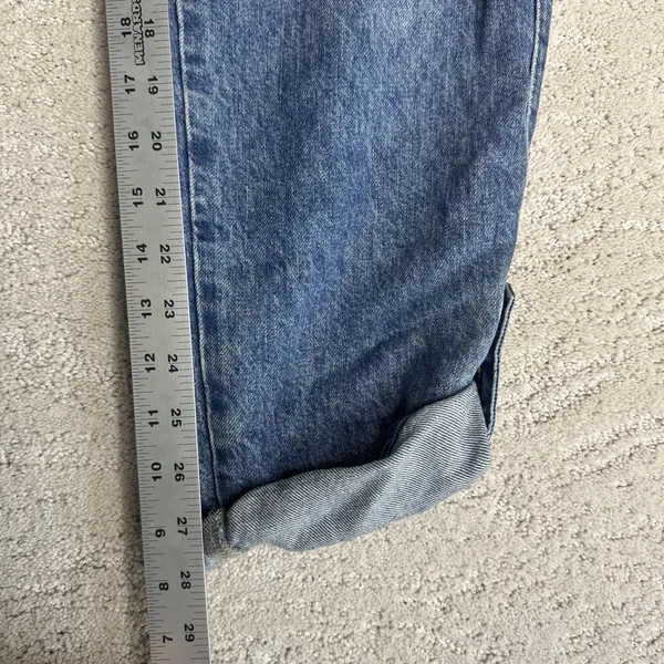 Women's We The Free Size‎ 25 Rory Slim Straight Jeans Button Cuffed Hem - Image 3