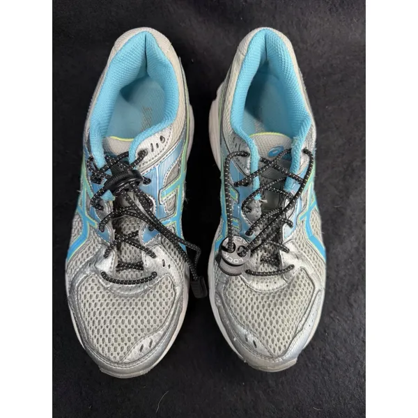 Asics Gel Contend 2 Women's Running Shoes Size 6 Gray Aqua Green - Image 5