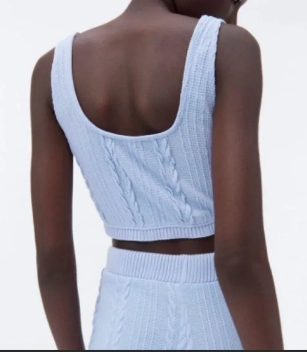 ZARA Knit Crop Tank - Image 3