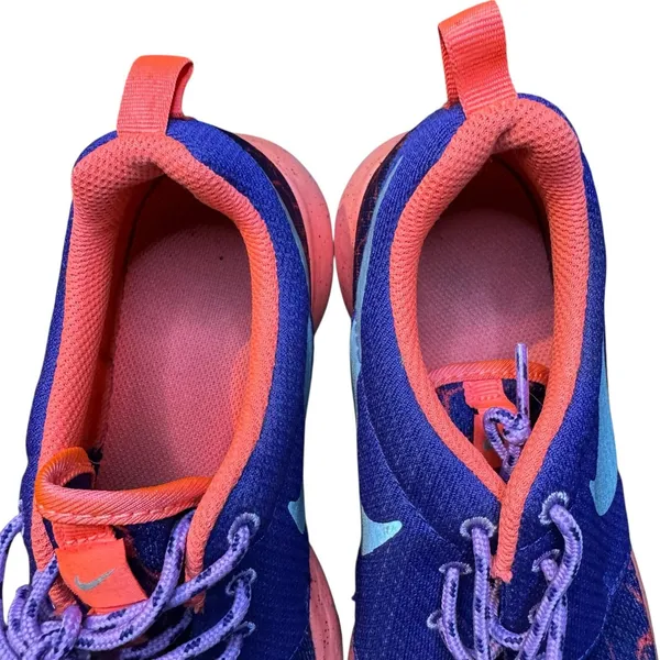 Nike Running Shoes Youth Size 6Y Purple‎ Pink Blue Athletic 807596-501 Sneakers - Image 2