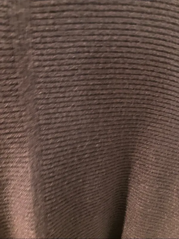 CYRUS Ribbed Sweater in Brown bell sleeves wide band - Image 4