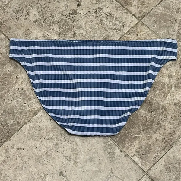 Aerie Women's Ribbed Blue Striped XXL Swim Bottoms NWOT - Image 7