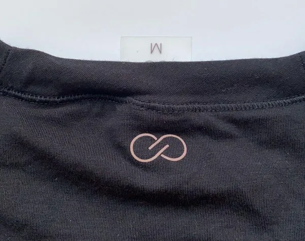 Calia twist knot front long sleeve yoga top, size medium - Image 5