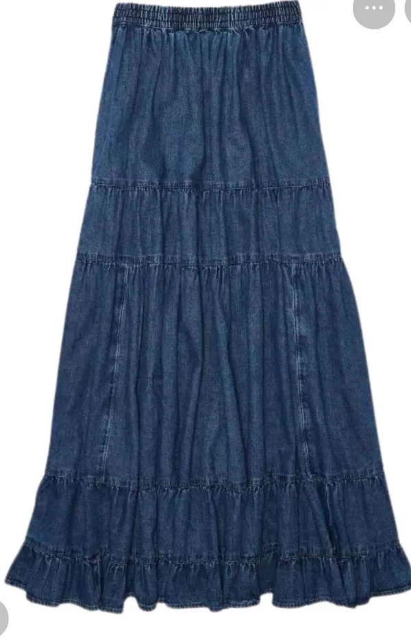 American Eagle Maxi Jean Skirt - Image 2
