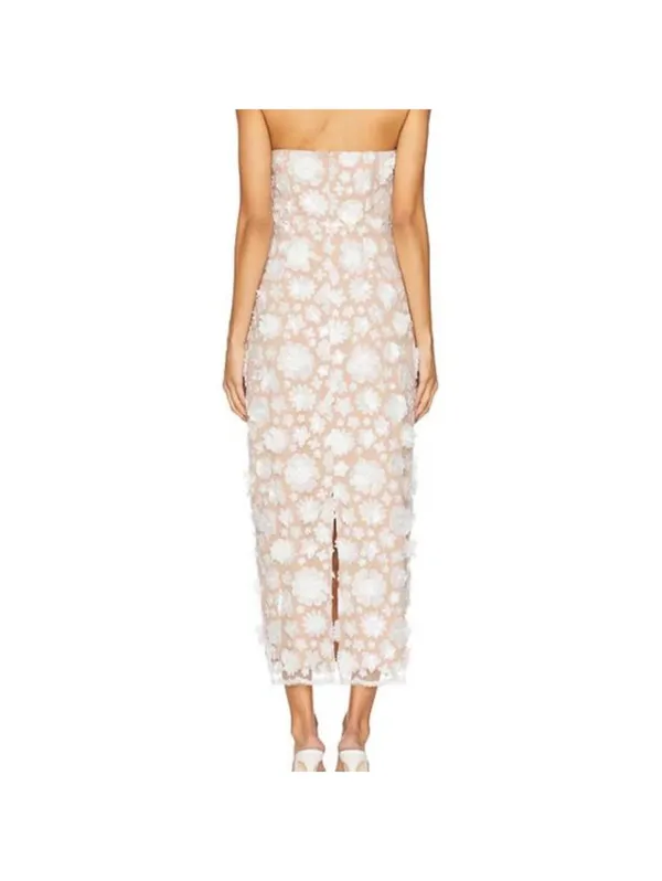 Elliatt bluebell white ivory floral dress Size XL - Image 2