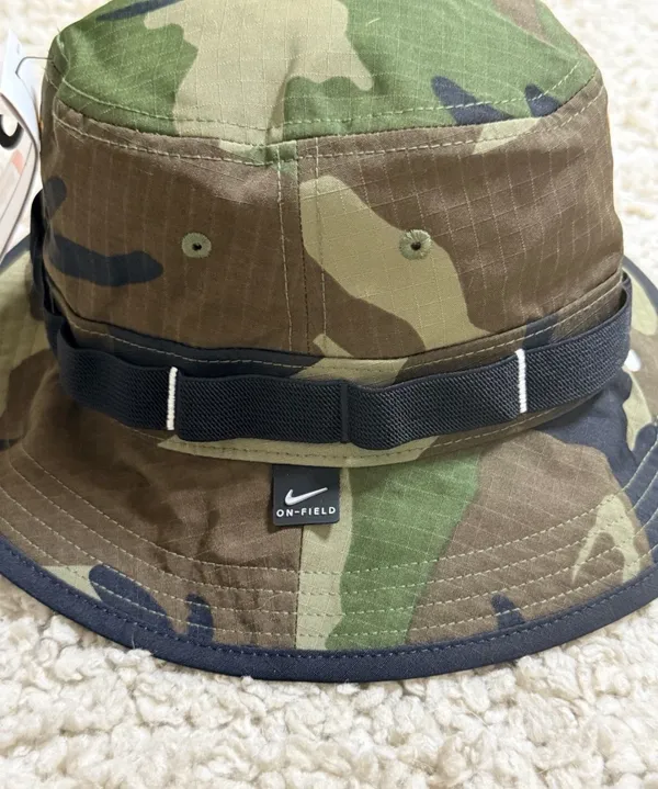 Nike Tennessee Volunteers Military Appreciation Camo Dri Fit Bucket Hat Sz Med - Image 4
