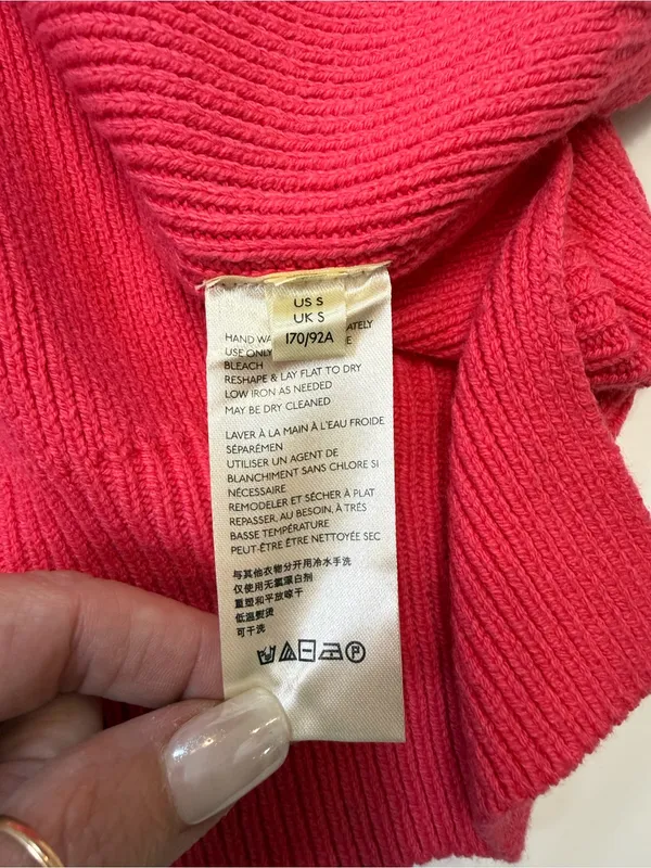 Free People Oversized Crewneck Sweater in Pink - Image 6