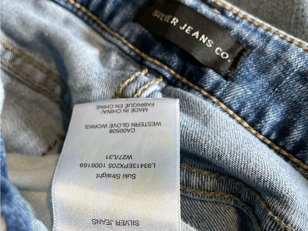 Silver Jeans Light Wash Women’s Straight Leg Jeans - Image 3