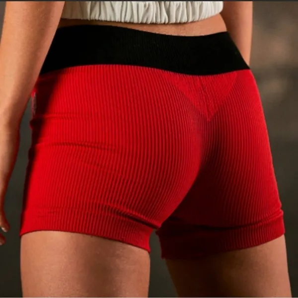 Free People Movement Pranja Shorts in Summer Cherry - Image 3