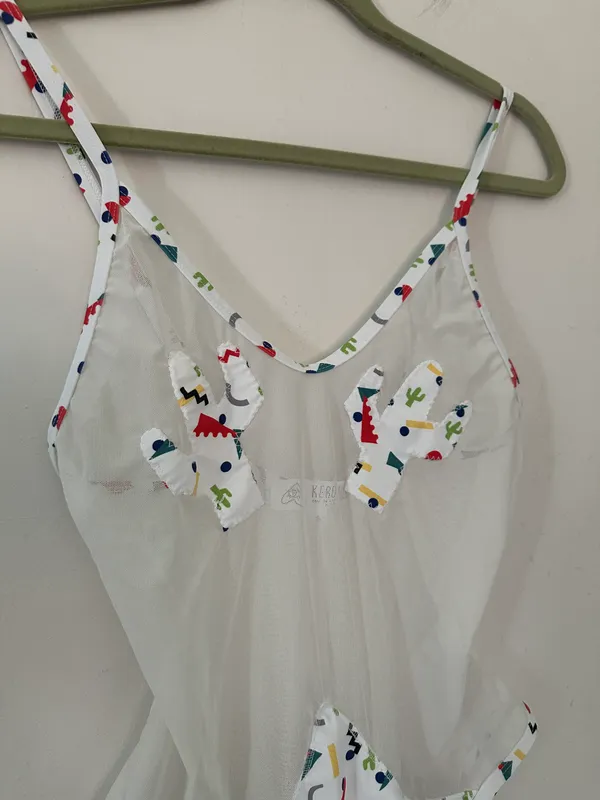 Revolve Los Angeles Cactus Boho Bodysuit - Image 3