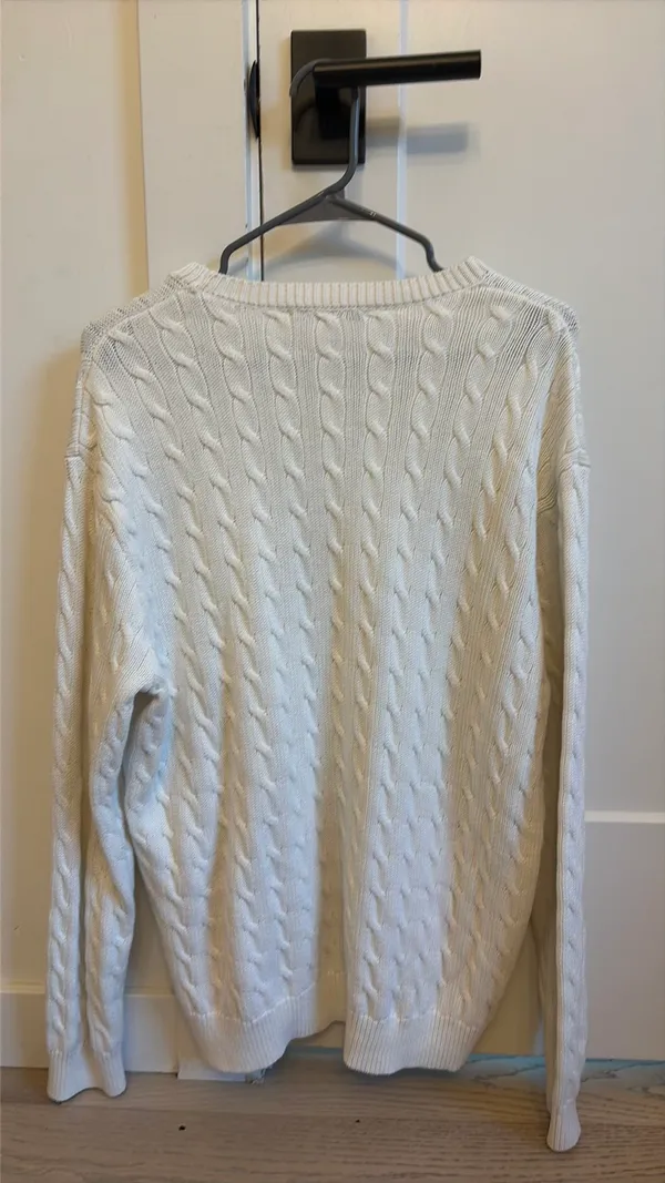 Brandy Melville Sweater Knit White - Image 3