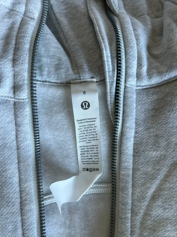 Lululemon Scuba Full-zip Cropped Hoodie - Image 4