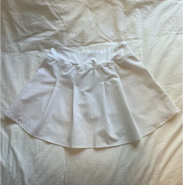 Boutique White Tennis Skirt - Image 2