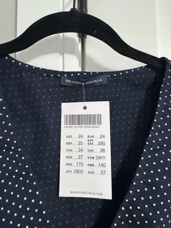 Brandy Melville Polka Dot Top - Image 2