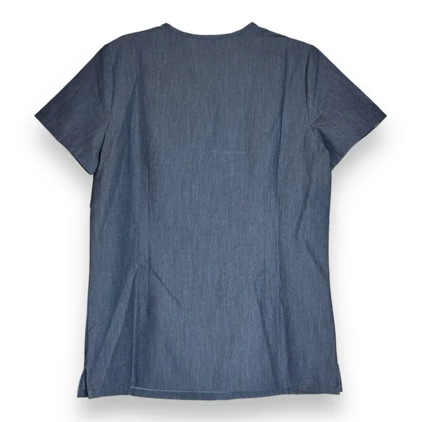 Figs Casma Womens XS Three Pocket Scrub Top‎ Technical Collection Graphite - Image 2