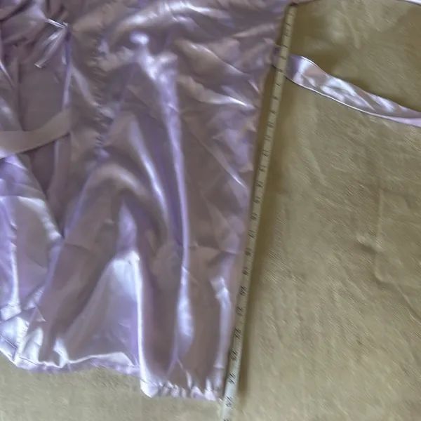 Lavender Womens Robe Purple Size L - Image 4