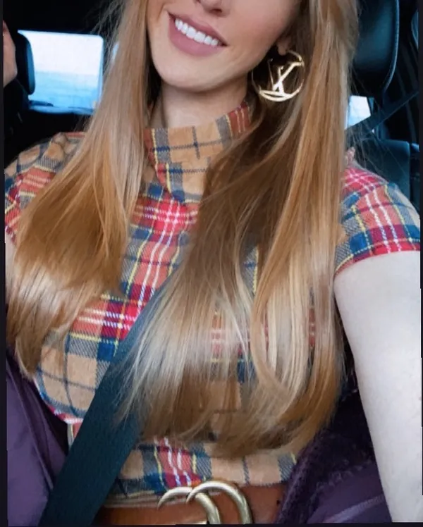 SheIn Holiday Plaid Dress - Image 4