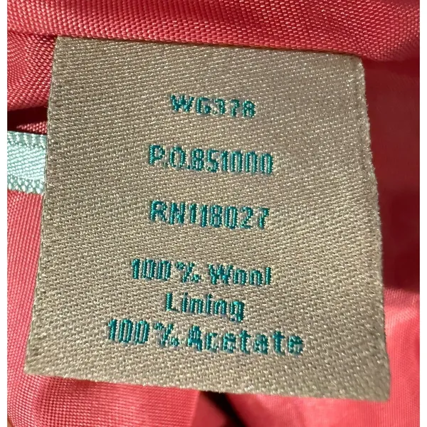 BODEN Wool Mini Skirt Size 12 Gray Pink Geo Preppy Schoolgirl Y2K Elle Woods - Image 7
