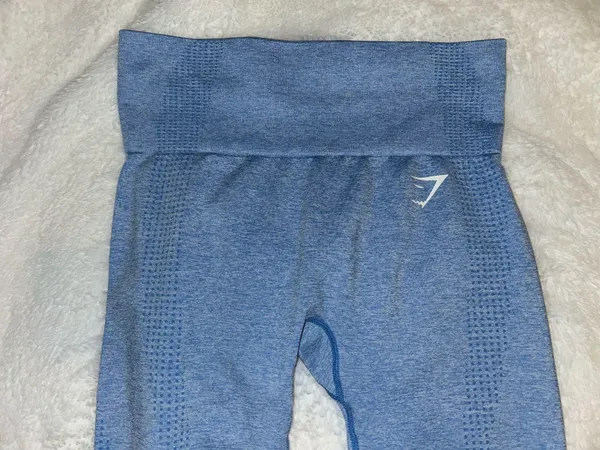 Vital Seamless Gymshark Blue Leggings - Image 4