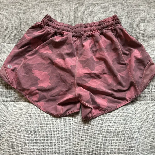 Lululemon Pink Camo Hotty Hot Shorts - Image 2