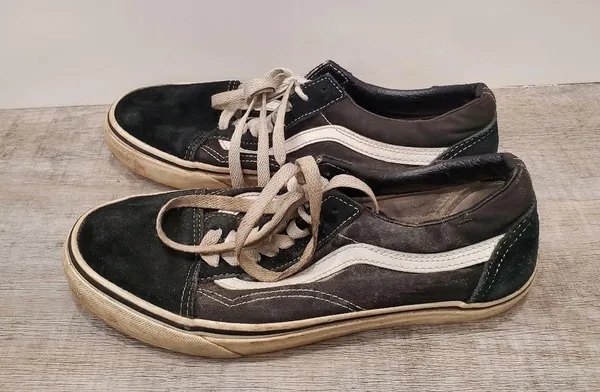 Vans Off The Wall Unisex Black Sneakers Size 7½ (Men) 9 (Women) - Image 4