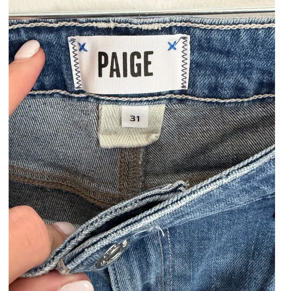 Paige‎ Stella Crop High Waisted Women's Jeans size 31 NWT - Image 2
