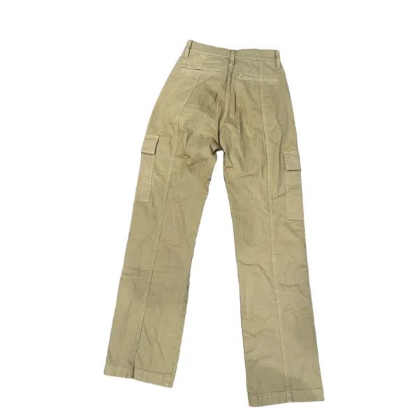 Madewell Womens Cargo Pants Size 23‎ Tan Straight Leg Cargo Pockets Utility Y2K - Image 2