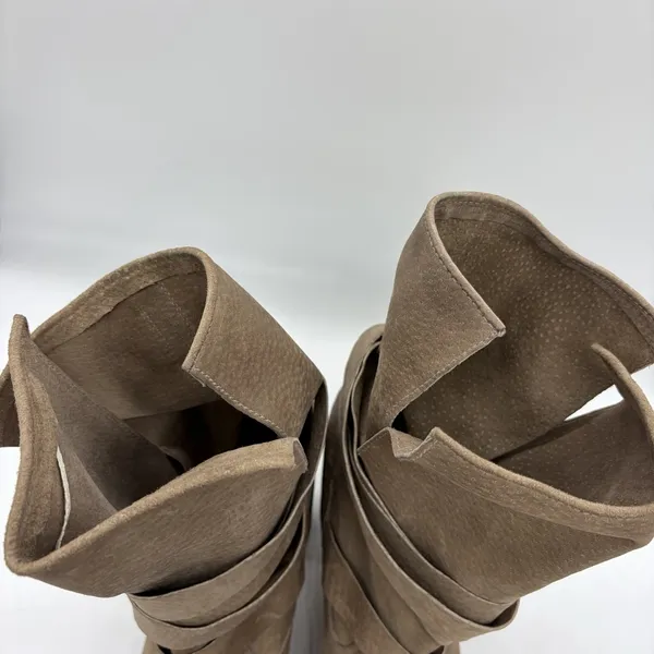 Ibiza Last‎ Jeffrey Campbell Womens 11 Boots Brown Leather Ankle Straps Buckles - Image 11