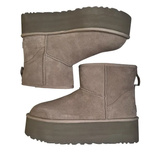 UGG‎ Classic Mini Platform Boots Smoke Plume Women's Size 11 - Image 6