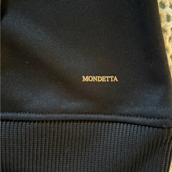 Mondetta Women’s Athletic Workout Gym Soft Zip Up Hood Black Jacket Hoodie Large - Image 7