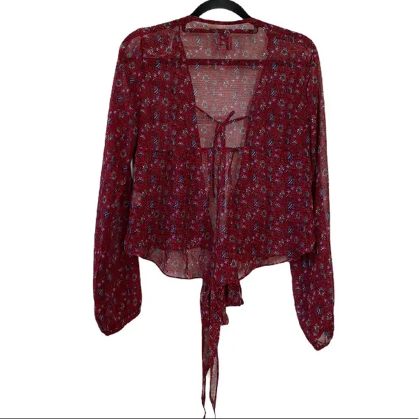 Princess Polly Tie Front Blouse - Image 3